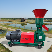 Moteur efficace herbe verte maïs à moteur diesel aliments pour poissons de compagnie granulateur volaille alimentation animale traitement palettiseur Machine