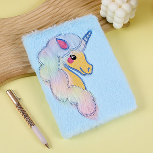 Juego de tapa dura nuevo unicornio dibujos animados niños y felpa para estudiante escuela personalizado Kawaii regalo Anime papelería lindo cuaderno - Product Image 3