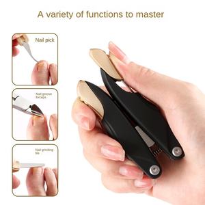 Dispositif pliant unique Ciseaux à ongles multifonctions et pince à incrustation d'ongles <span class=keywords><strong>pour</strong></span> pédicure <span class=keywords><strong>pour</strong></span> une utilisation de beauté <span class=keywords><strong>pour</strong></span> les doigts - Product Image 6