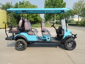 4 Seater Lifted 12 Inches Big off Road Tires Golf Cart Street Legal 72V Electric Push Golf Cart - Product Image 5