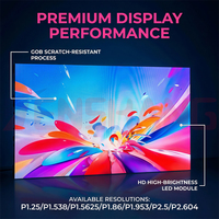 Pantalla LED Plegable para Cabina de DJ P1.25/P1.56/P1.95/P2.5/P2.6 GOB de Alto Brillo con Estuche de Transporte