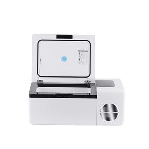 12V 24V portátil pequeño coche nevera congelador Color blanco <span class=keywords><strong>Mini</strong></span> coche refrigerador para Camping senderismo - Product Image 4