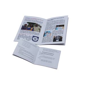 157g 110x110mm China op maat gemaakte kartonnen handgeschreven prachtige promotionele parfum SPA autowas kleding geweven gelamineerde brochure - Product Image 5