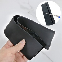 Bande d'étanchéité flexible en silicone sur mesure pour interstice de cuisinière et comptoir, bande de scellement pour écart de meuble de cuisine, anti-huile