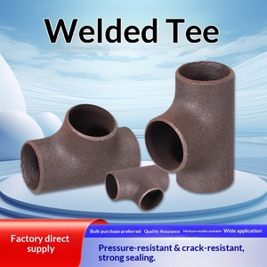 <strong>Welded</strong> Steel <strong>Tee</strong> <strong>Equal</strong> Diameter Straight Seamless Stamping Butt Welding <strong>Tee</strong> Manufacturers Spot Quick Hair Hexagon Head Shape - Product Image 4