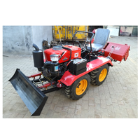 Mini tracteur pour l'agriculture tracteur agricole Nouveaux tracteurs de marche multifonctionnels Mini motoculteur