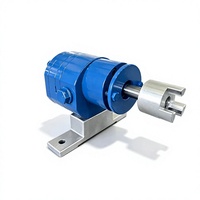 Pompe doseuse à engrenages en acier d'outillage de haute précision pour le transfert de produits chimiques, eau, verre et silicate de sodium en fonderie