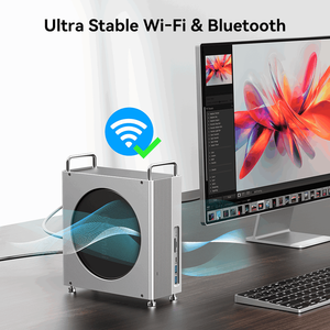 Base de Conexión para <span class=keywords><strong>Mac</strong></span> <span class=keywords><strong>Mini</strong></span> <span class=keywords><strong>M1</strong></span> M2, USB4 40Gbps, Carcasa para SSD M.2 NVMe, 4K para Hub USB-C de 10Gbps, Lector de Tarjetas SD/TF, PD 30W, en Stock - Product Image 5