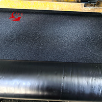 Membrane d'étanchéité bitumineuse autocollante avec couche adhésive pelable et collante pour toitures plates extérieures et étanchéité des sous-sols
