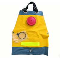 Sac à dos de pompier souple personnalisé pour unité de lutte contre l'incendie, avec pompe à eau intégrée, 16L 20L, pliable en PVC
