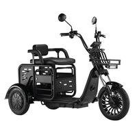 Sıcak satış sokak yasal eec 1000w elektrikli 3 tekerlekli kıyıcı motosiklet yetişkinler için