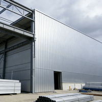 Structure métallique en acier sur mesure pour entrepôt, atelier et usine