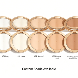 Polvo Compacto Fijador Mate Personalizado <span class=keywords><strong>para</strong></span> Salones de Belleza, Larga Duración 12H, Bajo MOQ, Envío Rápido, Maquillaje al por Mayor - Product Image 3