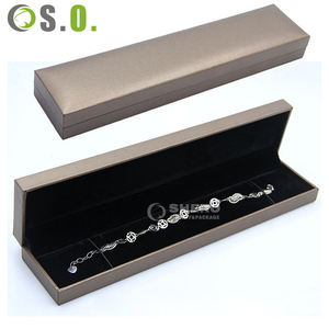 Coffret de bijoux en cuir PU personnalisé avec logo pour collier, bracelet, boucles d'oreilles et bague - Vente en gros - Product Image 4