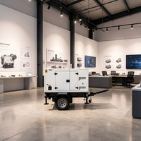 Generador Diésel Tipo Remolque OEM de 20kw, 30KW, 40KW, 50KW, Motor Cummins, Calidad Confiable, Precio Económico