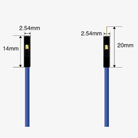 Câbles de raccordement Dupont en silicone 22AWG, 50 cm, lot de 60, résistants aux hautes températures, avec bornes plaquées or pour l'électronique
