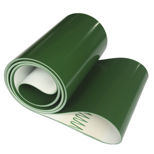 <span class=keywords><strong>3mm</strong></span> Kalınlığında Yeşil Parlak <span class=keywords><strong>PVC</strong></span> Düz Bant Hafif Montaj Hattı Aksesuarları Aşınmaya Dayanıklı Sonsuz Bant Rulosu Fabrika Kullanımı - Product Image 2