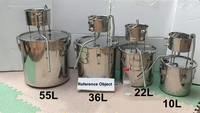 Mini-distillerie de vin en cuivre pour usage domestique, équipement de distillation, cuve sous pression 100L, marque STRONG, garantie 5 ans, 220V 2500W, haute performance