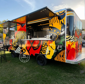 Food Truck Traiteur Entièrement Équipé, Remorque à Tacos, Cuisine Mobile, Chariot à Pizza et Café, Glaces, <span class=keywords><strong>Camion</strong></span> Barbecue, Remorque Alimentaire Mobile Économique - Product Image 5