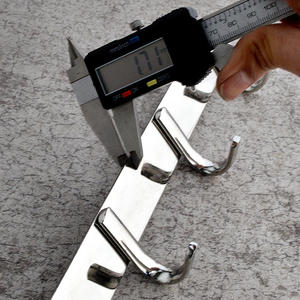 Ganci multifunzione <span class=keywords><strong>moderni</strong></span> pesanti in 304 inox per uso ecologico con 5 ganci a vite lucidanti per cucina <span class=keywords><strong>da</strong></span> bagno - Product Image 6