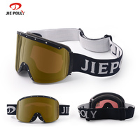 Lunettes de ski OTG personnalisées avec logo OEM, verres magnétiques de luxe pour l'extérieur, photochromiques, pour snowboard,