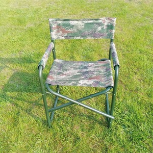 Chaise pliante d'extérieur en tissu Oxford avec structure en fer pour la plage et le camping HZ018 - Product Image 1