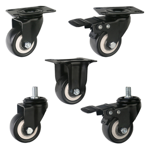 2 Zoll pneumatische Lenk rollen Eisens icherheit Dual Locking Moving Swivel <span class=keywords><strong>Ball</strong></span> <span class=keywords><strong>Caster</strong></span> für PVC-Bürostuhl möbel - Product Image 1