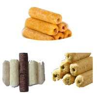 Ligne de production complète de snacks de maïs fourrés, machine de fabrication de snacks croustillants fourrés au chocolat