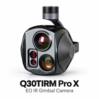 Caméra de drone Q30TIRM Pro X avec zoom optique 30X, imagerie EO IR, GPS, télémètre laser et suivi d'objets