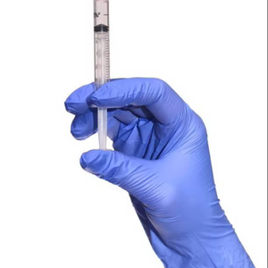 قفازات نتريل زرقاء مقاومة للماء وللاستخدام مرة واحدة، مناسبة للاستخدام في المجال الطبي والمختبرات والغذاء وطب الأسنان، متعددة الأغراض لجميع المواسم - Product Image 1