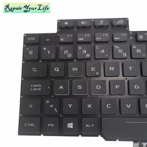 Teclado Retroiluminado RGB SW para Portátil Asus ROG STRIX Gl703gs Gl703gm AEB9BS00010 V170146BK1, Distribución <span class=keywords><strong>QWERTZ</strong></span> - Product Image 2