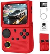 เครื่องเล่นเกมพกพาแบบโปร่งใส R36S คอนโซลเกมย้อนยุค หน้าจอ IPS 3.5 นิ้ว จอยสติ๊กคู่ หน่วยความจำ 64GB สำหรับการเดินทาง - Product Image 2