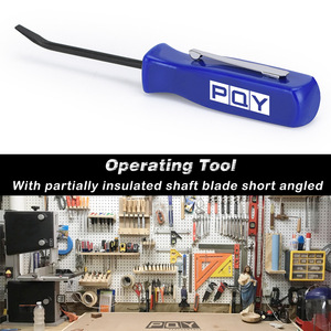 Ciseau à levier Poyracing en forme de L avec poignée antidérapante pour outils de réparation automobile - Product Image 3