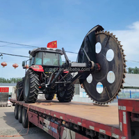 Trancheuse à disques, trancheuse à chaînes, pour irrigation agricole, tranchéeuse de fossés, entraînée par tracteur