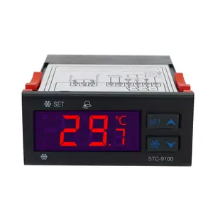 STC-9100デジタル温度調節器高品質サーモスタットデジタル湿度センサー220V