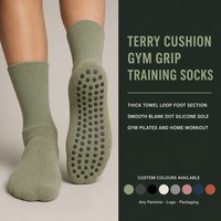 Chaussettes de sport en tricot à double cylindre rembourrées, emballées en coffret cadeau, pour le football en ligue