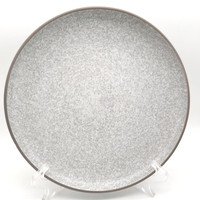 Ensemble d'assiettes en céramique grise émaillée, vente en gros, haute qualité, luxe européen, 16 pièces, vaisselle pour hôtel
