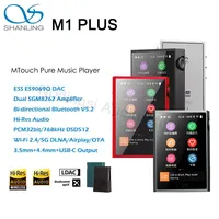 Lecteur MP3 SHANLING M1 PLUS, lecteur de musique haute résolution HIFI, lecteur MP3, DAC ES9069Q, double amplificateur SGM8262, BT 5.2 LDAC