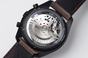 Reloj Mecánico para Pareja Master Speed DARKSIDE of the MOON con Correa de Cuero Genuino, Resistente al Agua, para Hombre - Product Image 5