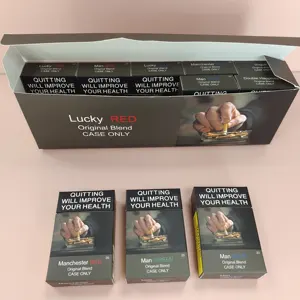 Australian Brand Printing Cigarette Pack Smoking Packaging Tobacco Case Paper Custom Cigarette Boxes