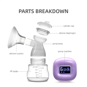 Meilleures ventes d'affichage LED rechargeable portable en silicone étanche pompe à <span class=keywords><strong>lait</strong></span> électrique intelligente - Product Image 5