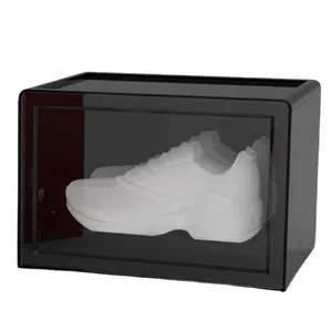 Haixin Venda Quente Caixa De Sapato De Plástico Organizador Sapatos De Armazenamento Caixa De Plástico Recipiente De Sapatos Organizadores Caixa