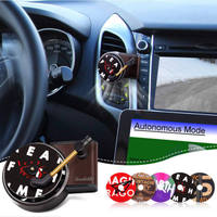 Diffuseur de parfum pour voiture personnalisable en forme de tourne-disque pour grille d'aération