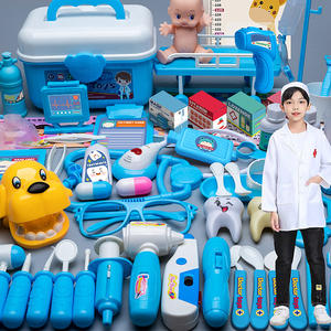 子供の赤ちゃんのための聴診器付きのおもちゃ教育医療キットのための人気のプラスチック製ドクターキット - Product Image 4