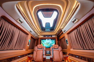 Kit de mise à niveau de l'intérieur en cuir de luxe Relyauto Maybach Design, ensemble complet, éclairage de plafond pour Mercedes Sprinter <span class=keywords><strong>L2H1</strong></span>/L2H2/L3H2 - Product Image 6