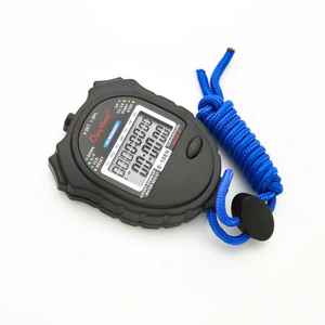 <span class=keywords><strong>Chronomètre</strong></span> numérique sportif double face étanche avec écran LCD électronique ABS, 10 groupes de mémoire, pour l'école, les entraîneurs professionnels - Product Image 3