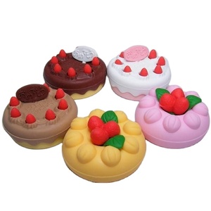 น่ารัก Kawaii เครื่องเขียนที่กำหนดเอง3D วันเกิดเค้กขนมชุดการ์ตูนของขวัญเด็กยางลบ - Product Image 4