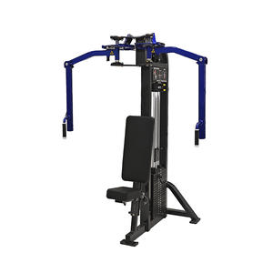 Appareil de musculation triple fonction (poitrine/dos/bras) ISO, construction en acier, pile de poids de 138 kg, équipement de gym durable pour usage commercial - Product Image 2