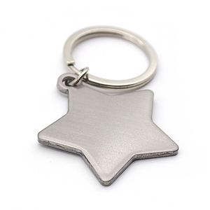 <b>Custom</b> Blank Star Shape <b>Keychain</b> Wholesale Various Shapes DIY Laser Souvenir Keychains - Product Image 1