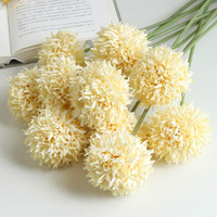 Flores Artificiales de Crisantemo y Margarita de Tela de Seda Realistas Hechas a Mano, en Oferta, para Decoración Navideña, de Bodas y del Hogar